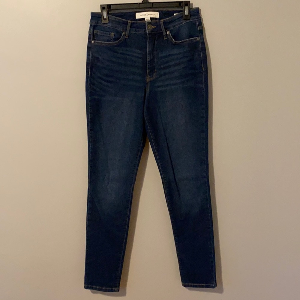 NWOT HIGH RISE DARK SKINNY JEANS